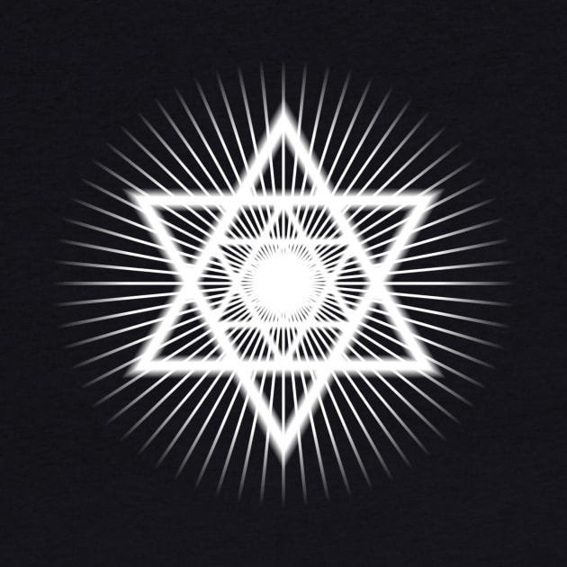 A Heart Like King David - Star of David - On the Back of by ShineYourLight